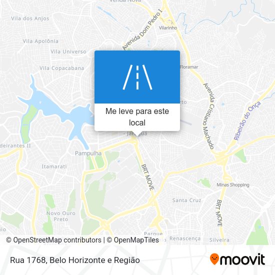 Rua 1768 mapa