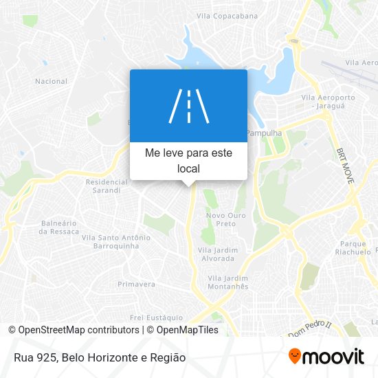 Rua 925 mapa