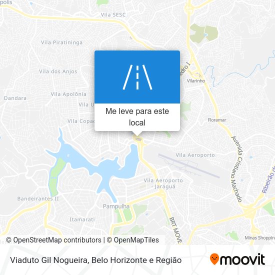 Viaduto Gil Nogueira mapa
