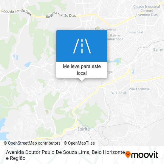 Avenida Doutor Paulo De Souza Lima mapa