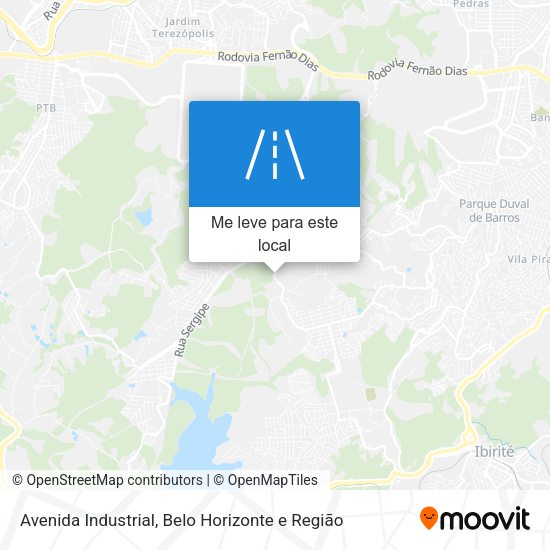 Avenida Industrial mapa