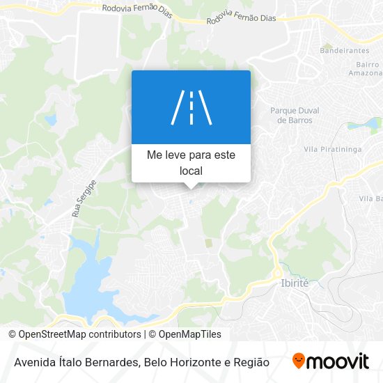 Avenida Ítalo Bernardes mapa