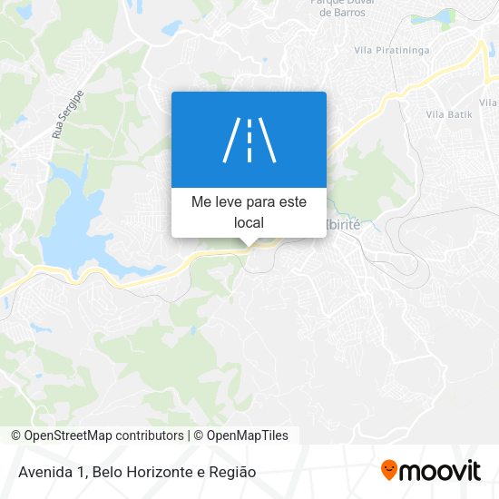 Avenida 1 mapa