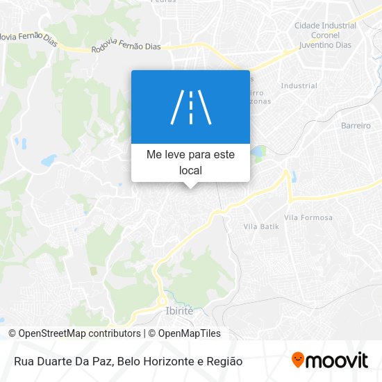 Rua Duarte Da Paz mapa