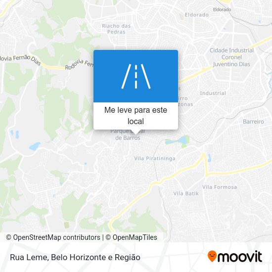 Rua Leme mapa