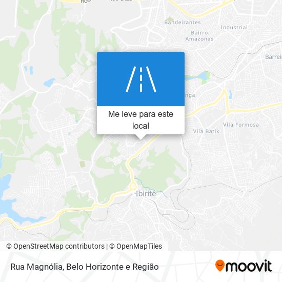 Rua Magnólia mapa