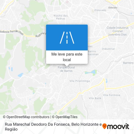 Rua Marechal Deodoro Da Fonseca mapa