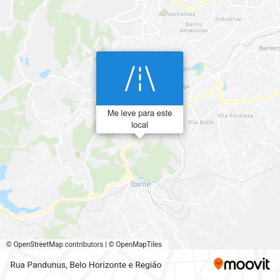 Rua Pandunus mapa