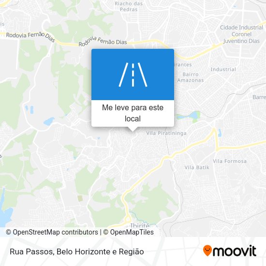 Rua Passos mapa