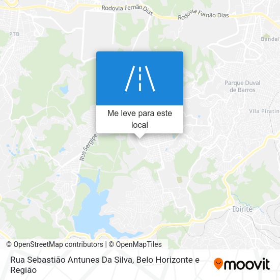 Rua Sebastião Antunes Da Silva mapa