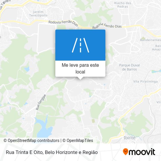 Rua Trinta E Oito mapa
