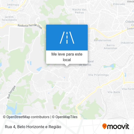 Rua 4 mapa