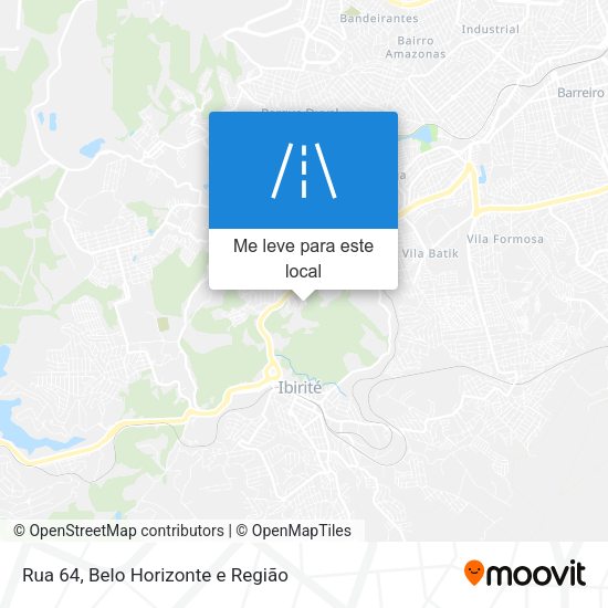 Rua 64 mapa