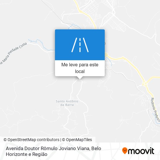 Avenida Doutor Rômulo Joviano Viana mapa