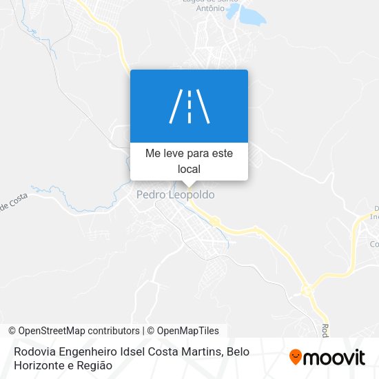 Rodovia Engenheiro Idsel Costa Martins mapa