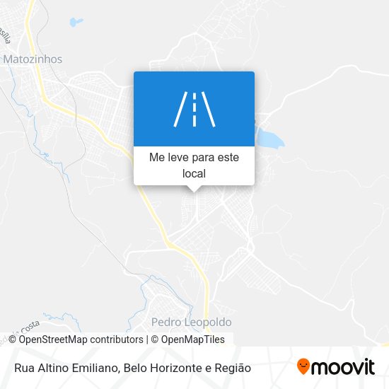 Rua Altino Emiliano mapa