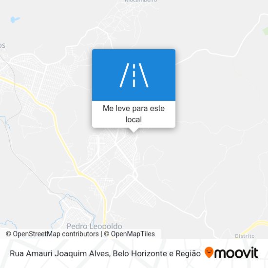 Rua Amauri Joaquim Alves mapa
