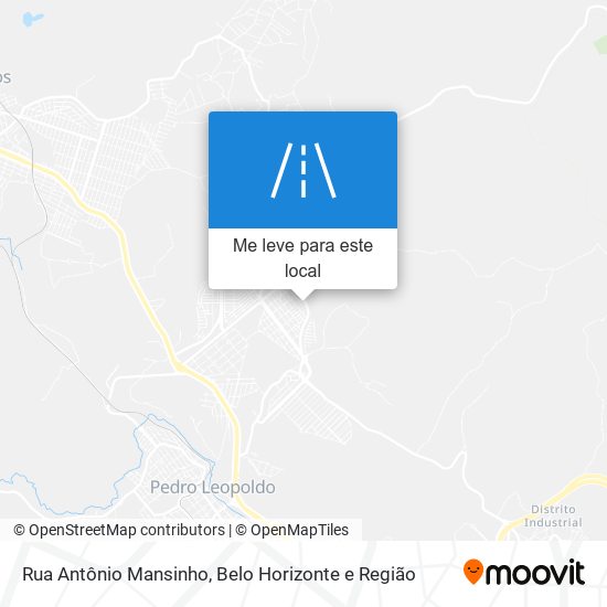 Rua Antônio Mansinho mapa