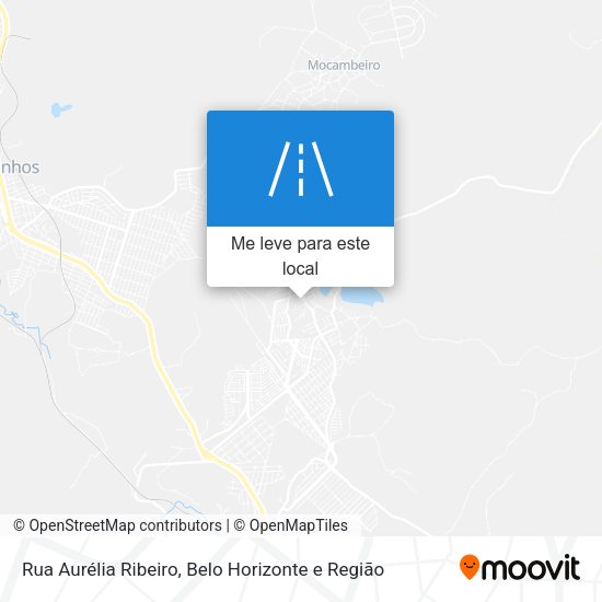 Rua Aurélia Ribeiro mapa