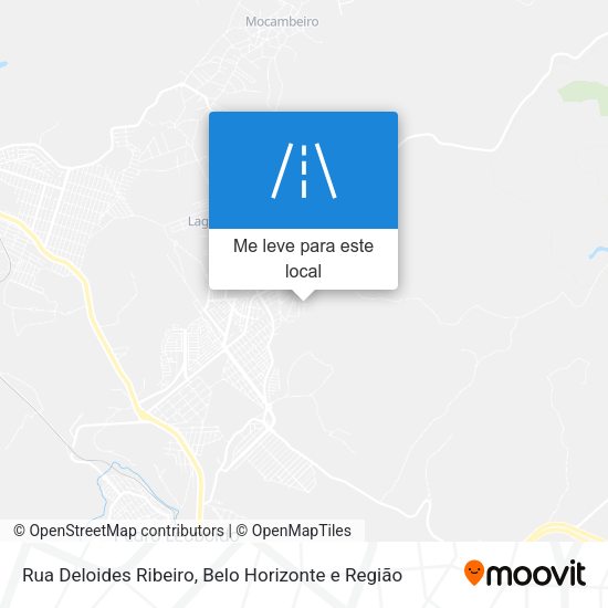 Rua Deloides Ribeiro mapa