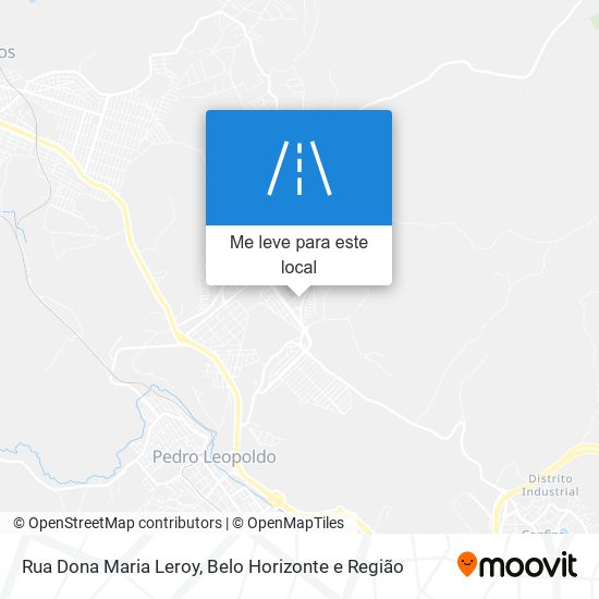 Rua Dona Maria Leroy mapa