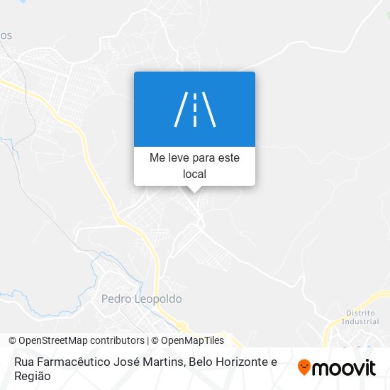 Rua Farmacêutico José Martins mapa