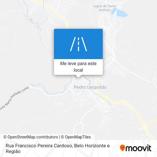 Rua Francisco Pereira Cardoso mapa