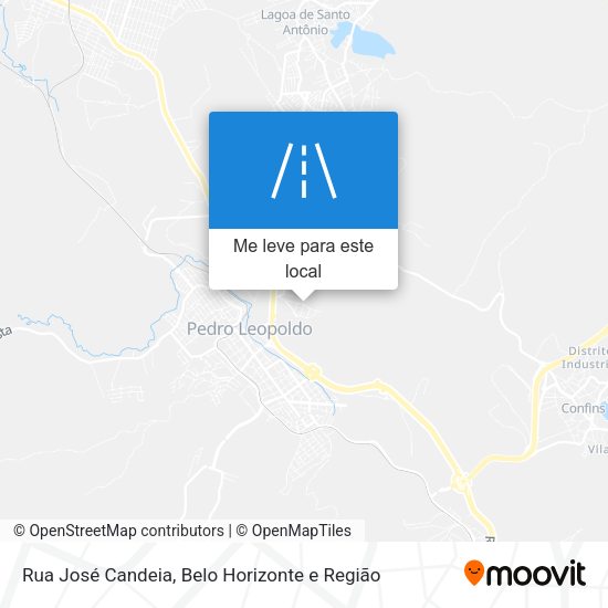 Rua José Candeia mapa