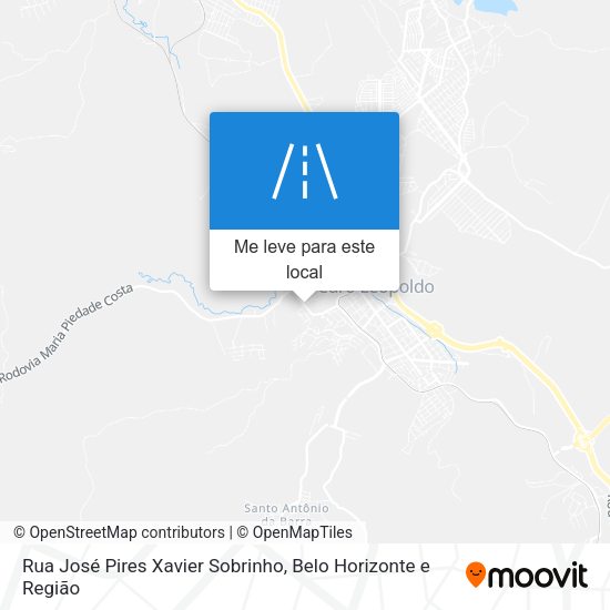 Rua José Pires Xavier Sobrinho mapa