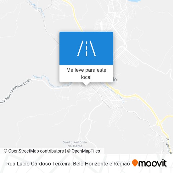 Rua Lúcio Cardoso Teixeira mapa