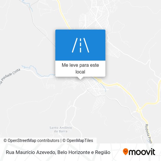 Rua Maurício Azevedo mapa