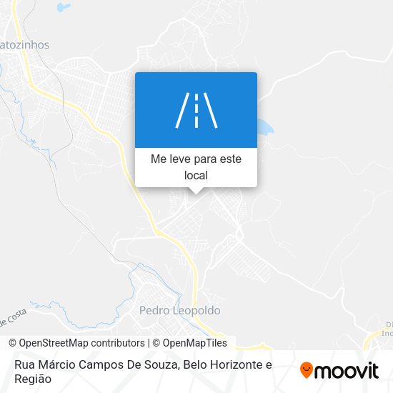 Rua Márcio Campos De Souza mapa