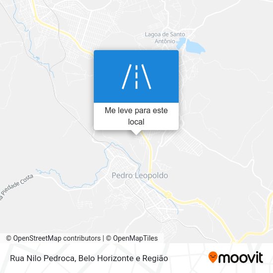 Rua Nilo Pedroca mapa