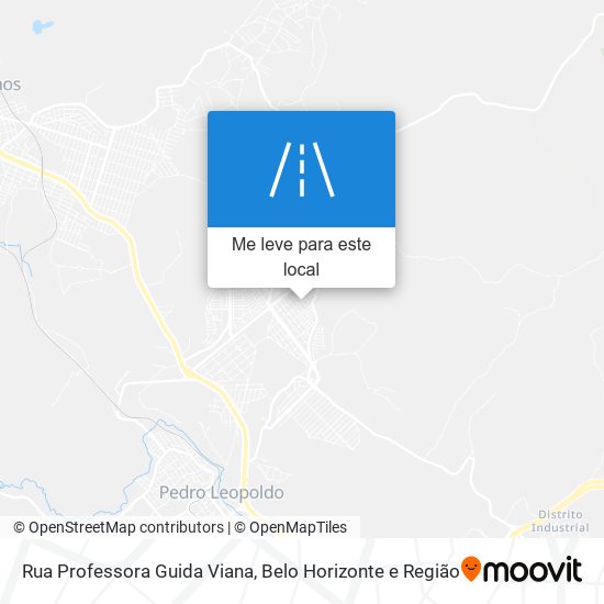 Rua Professora Guida Viana mapa