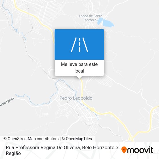 Rua Professora Regina De Oliveira mapa