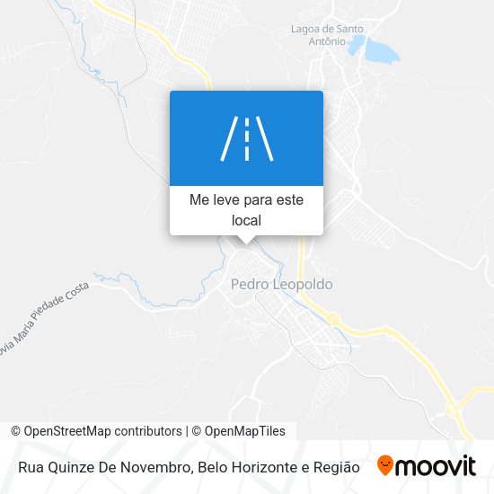 Rua Quinze De Novembro mapa