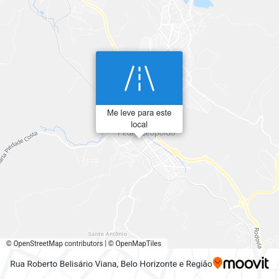 Rua Roberto Belisário Viana mapa