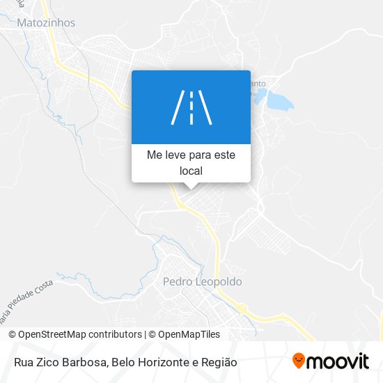 Rua Zico Barbosa mapa