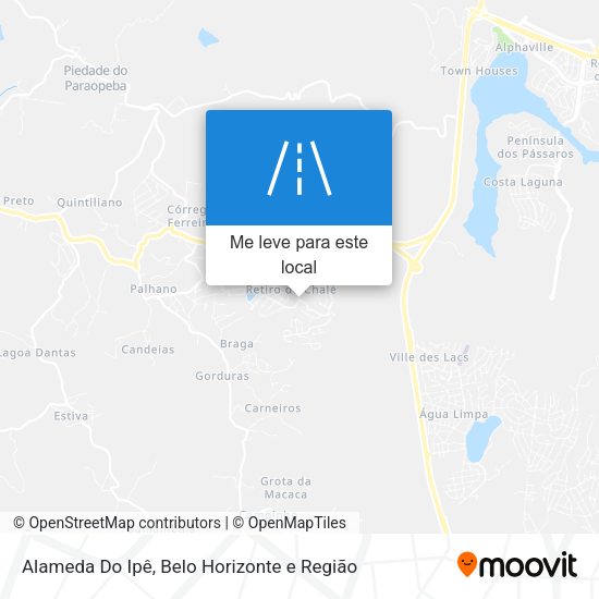 Alameda Do Ipê mapa
