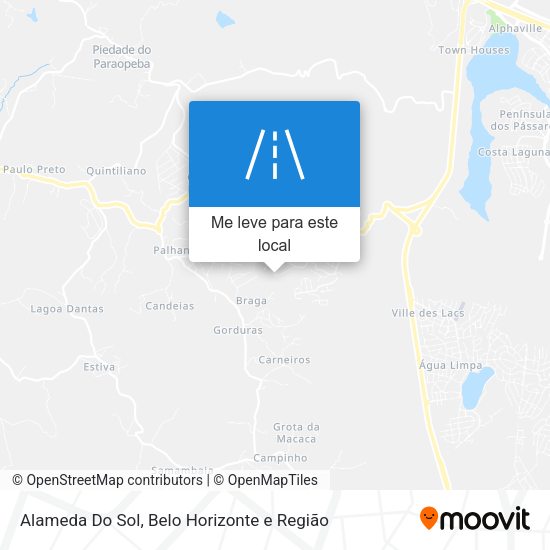 Alameda Do Sol mapa