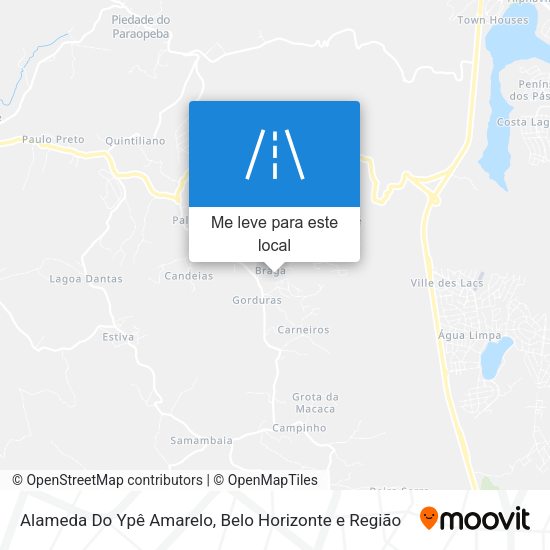 Alameda Do Ypê Amarelo mapa