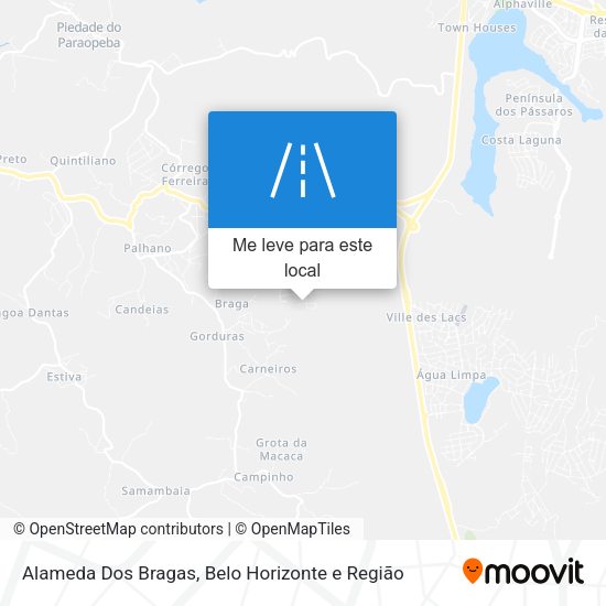 Alameda Dos Bragas mapa