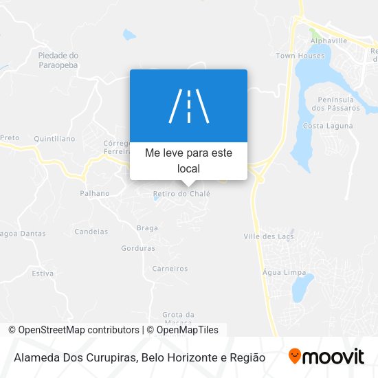 Alameda Dos Curupiras mapa