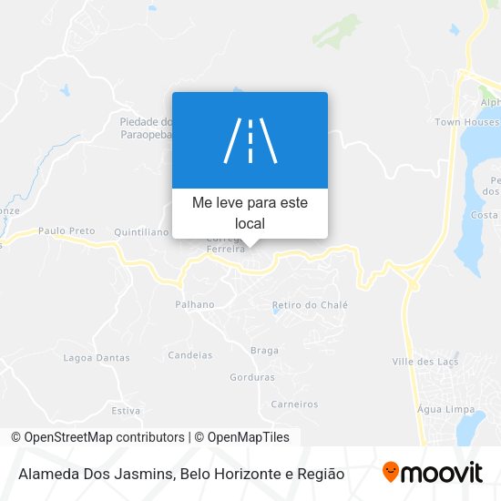 Alameda Dos Jasmins mapa