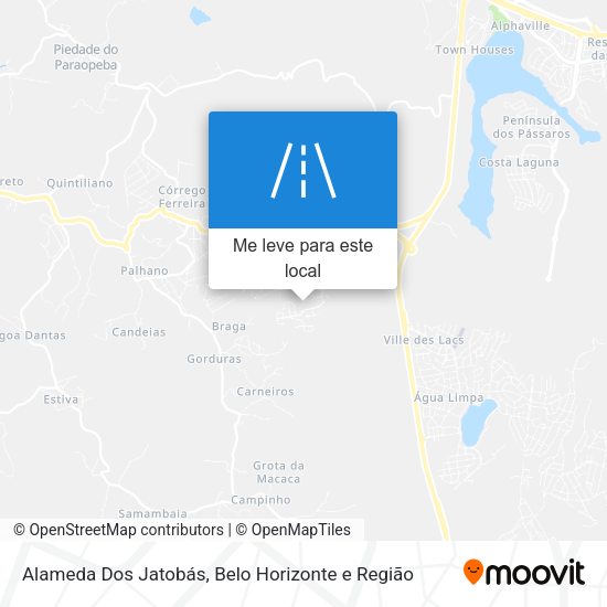Alameda Dos Jatobás mapa