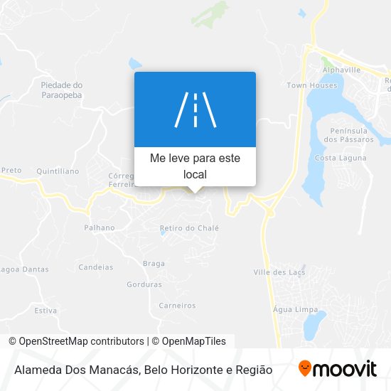 Alameda Dos Manacás mapa
