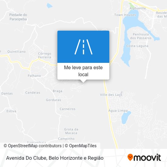 Avenida Do Clube mapa
