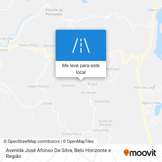 Avenida José Afonso Da Silva mapa