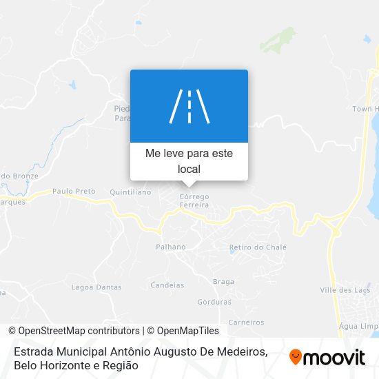 Estrada Municipal Antônio Augusto De Medeiros mapa
