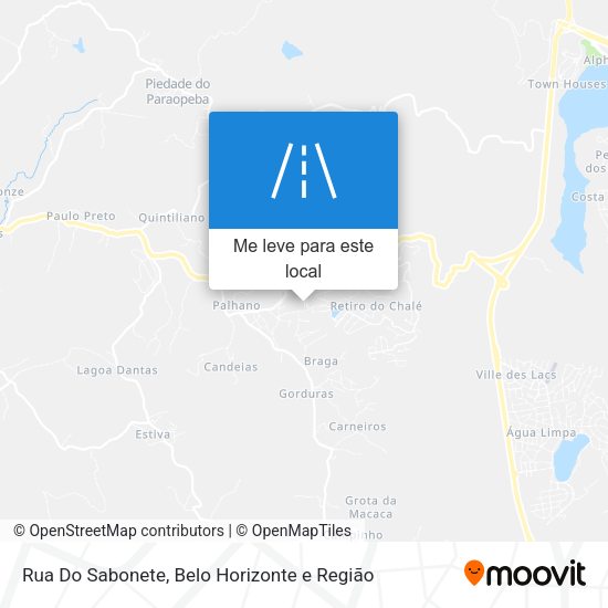 Rua Do Sabonete mapa